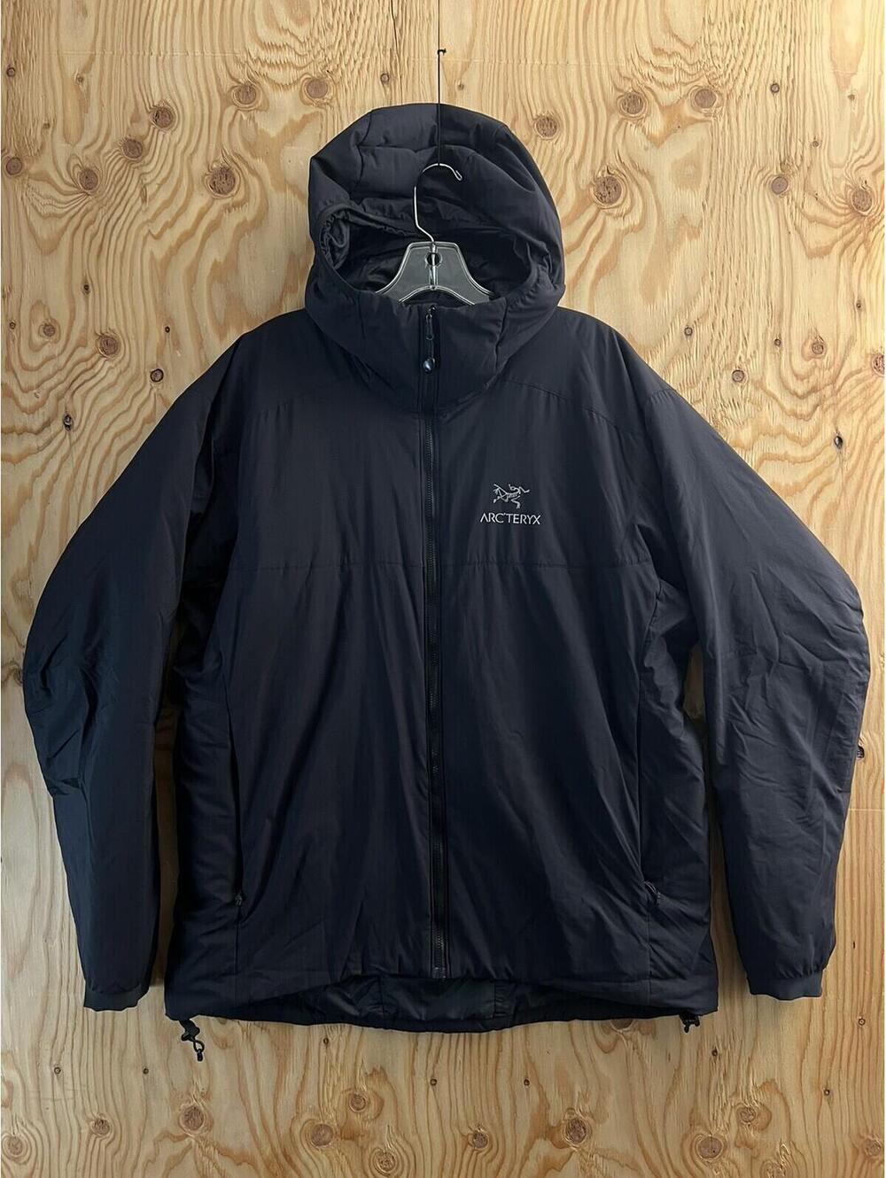 Arc'teryx Mens XL - Atom AR Hoody Jacket - Black Full Zip 14648